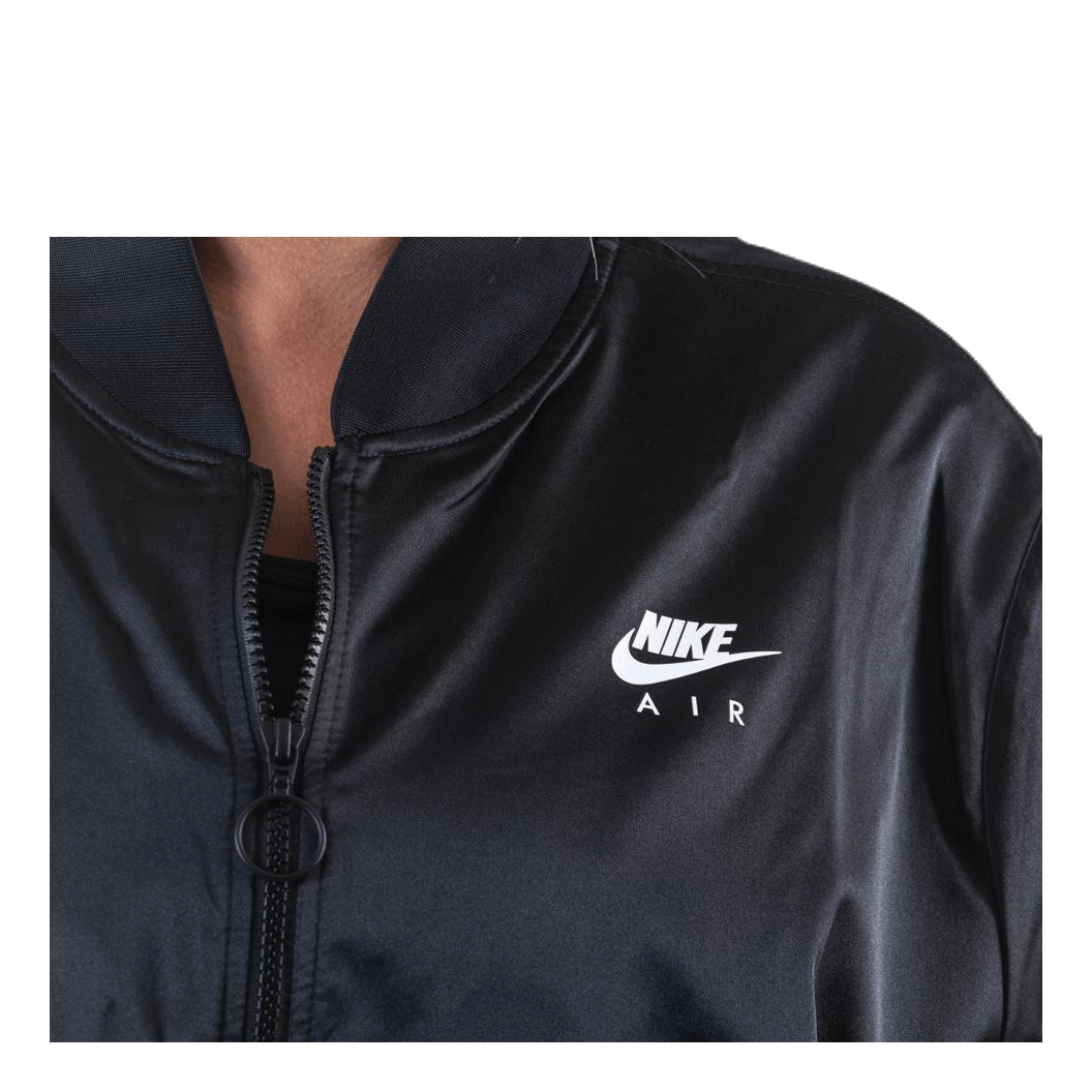 Nike Nsw Air Track Jacket Satin Plus Black 5 Nike Nsw Air Track Jacket Satin Plus Black - Bilde 5