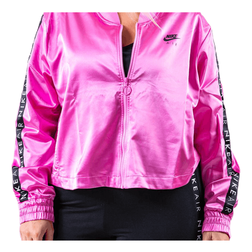 Nike Nsw Air Track Jacket Satin Plus Pink 8 Nike Nsw Air Track Jacket Satin Plus Pink - Bilde 8