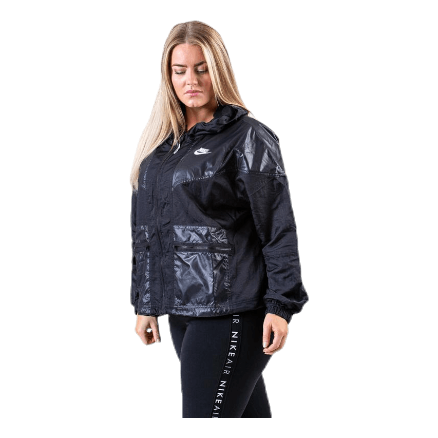 Nike Nsw Cargo Rebel Jacket Plus White/Black 3 Nike Nsw Cargo Rebel Jacket Plus White/Black - Bilde 3
