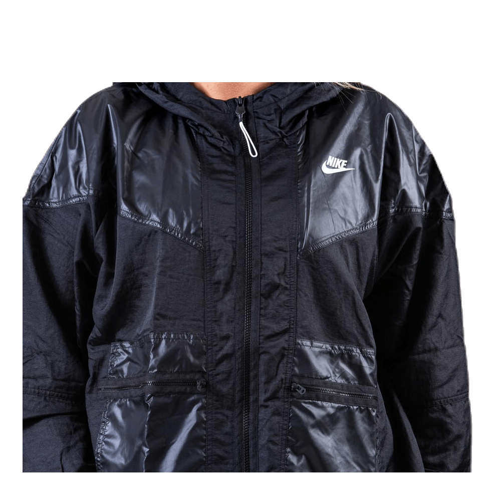 Nike Nsw Cargo Rebel Jacket Plus White/Black 8 Nike Nsw Cargo Rebel Jacket Plus White/Black - Bilde 8