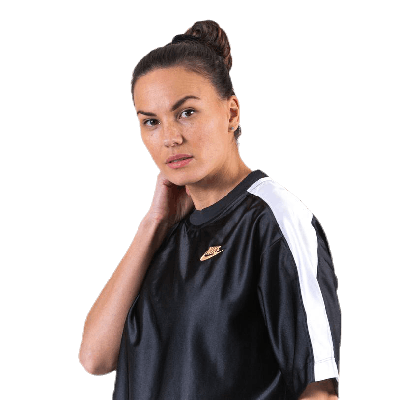 Nike NSW SS Top Glam Dunk White/Black 4 Nike NSW SS Top Glam Dunk White/Black - Bilde 4