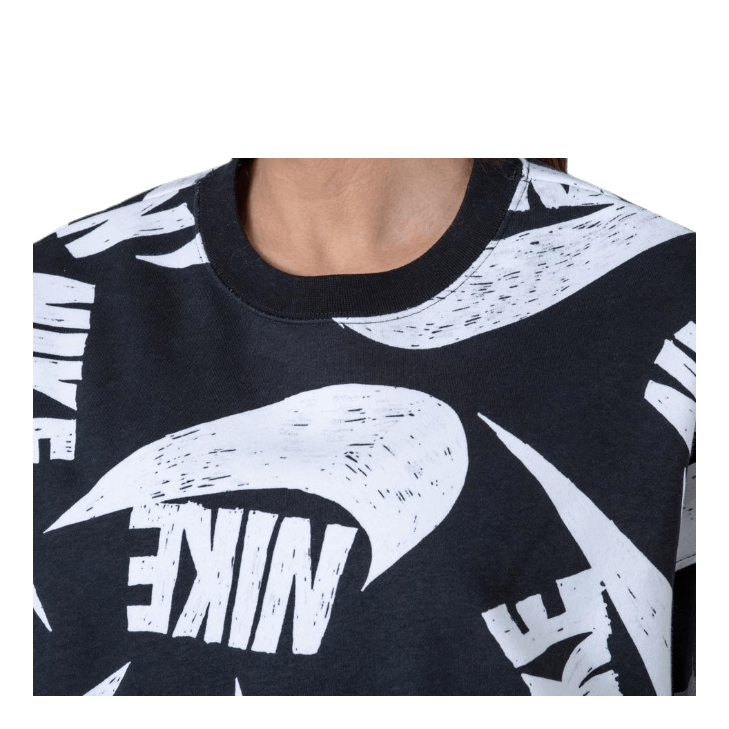 Nike Nsw Fleece Crew Black 4 Nike Nsw Fleece Crew Black - Bilde 4