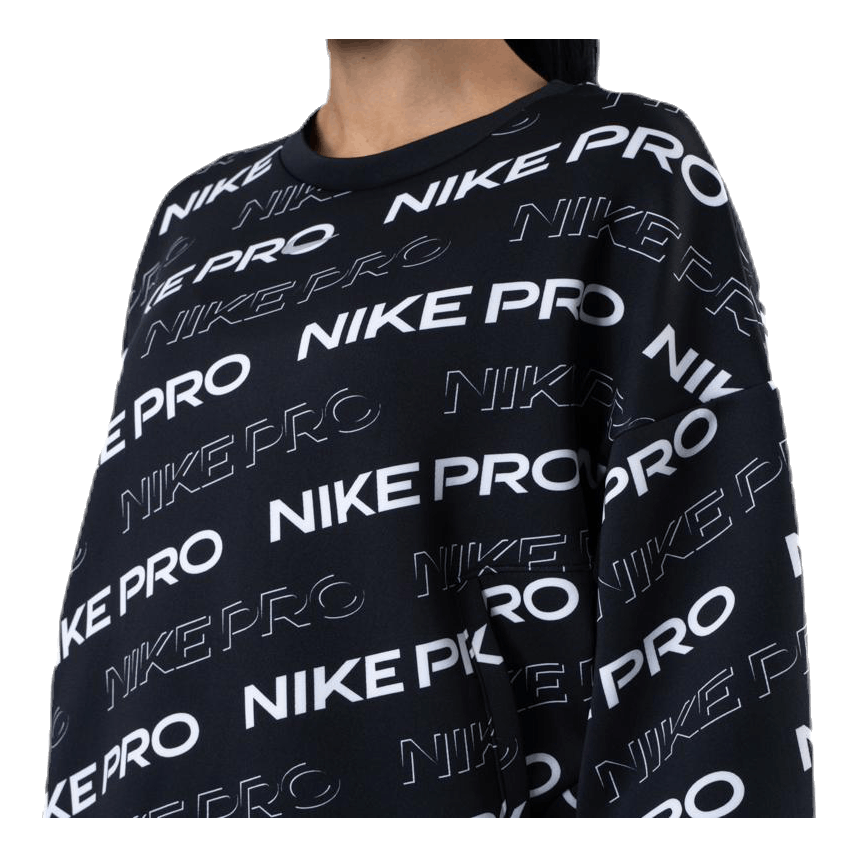 Nike Pro Cln Fleece Crew Black 4 Nike Pro Cln Fleece Crew Black - Bilde 4