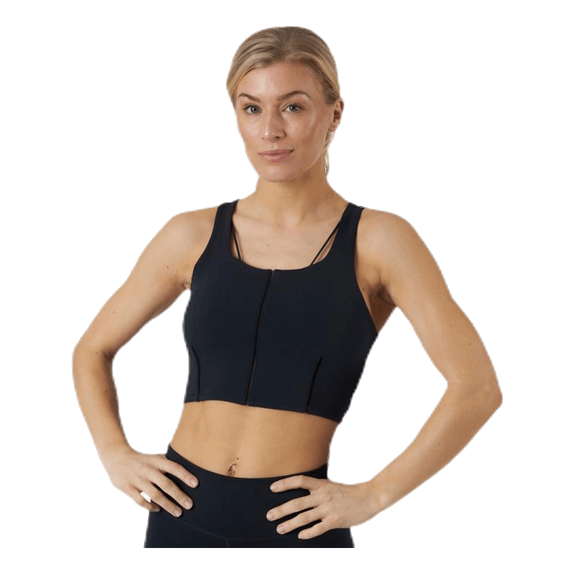 Nike Yoga Luxe Crop Tank Black 1 Nike Yoga Luxe Crop Tank Black