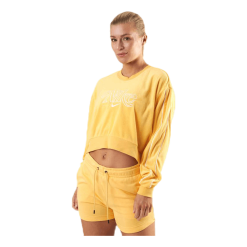 Nike Nsw Retro Femme Crew Terry Yellow
