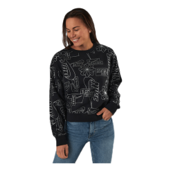 Nike Nsw Icon Clash Flc Aop Top Black