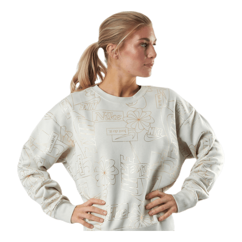 Nike Nsw Icon Clash Flc Aop Top Brown 2 Nike Nsw Icon Clash Flc Aop Top Brown - Bilde 2