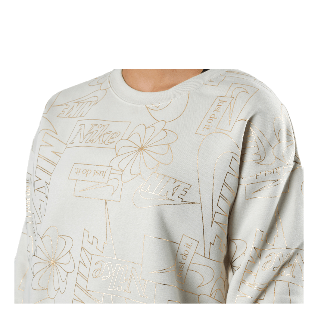 Nike Nsw Icon Clash Flc Aop Top Brown 4 Nike Nsw Icon Clash Flc Aop Top Brown - Bilde 4