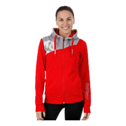 Kempa Core 2.0 Hood Jacket W Grey/Red