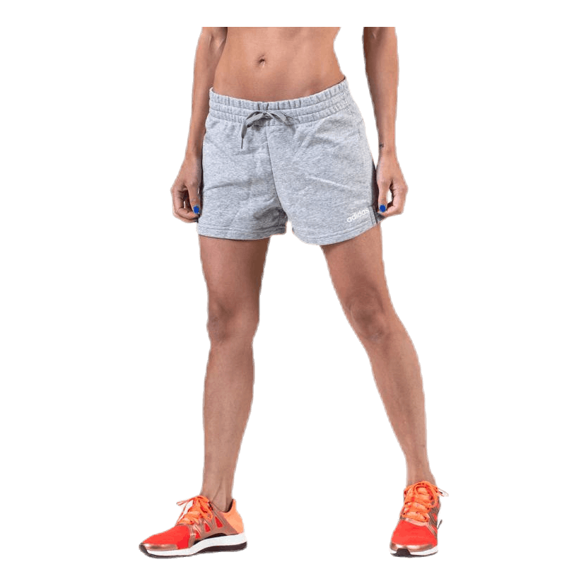 ADIDAS Essentials Solid Short Medium Grey Heather / White 1 ADIDAS Essentials Solid Short Medium Grey Heather / White