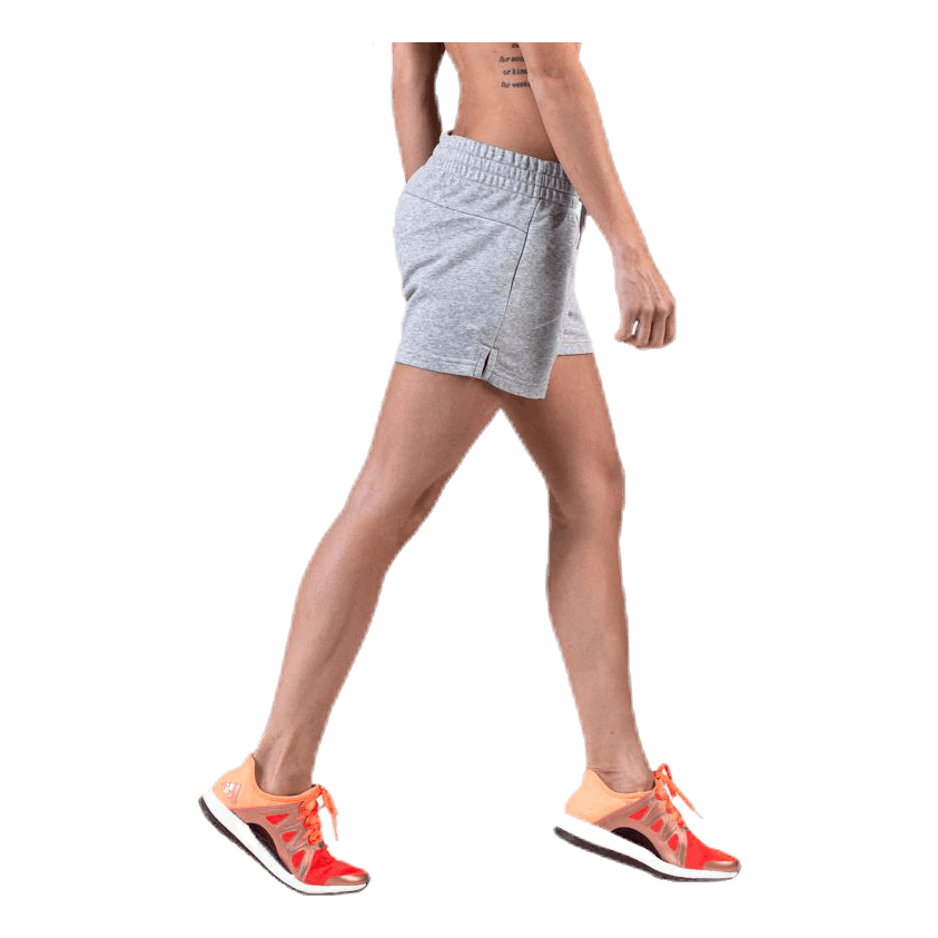 ADIDAS Essentials Solid Short Medium Grey Heather / White 2 ADIDAS Essentials Solid Short Medium Grey Heather / White - Bilde 2