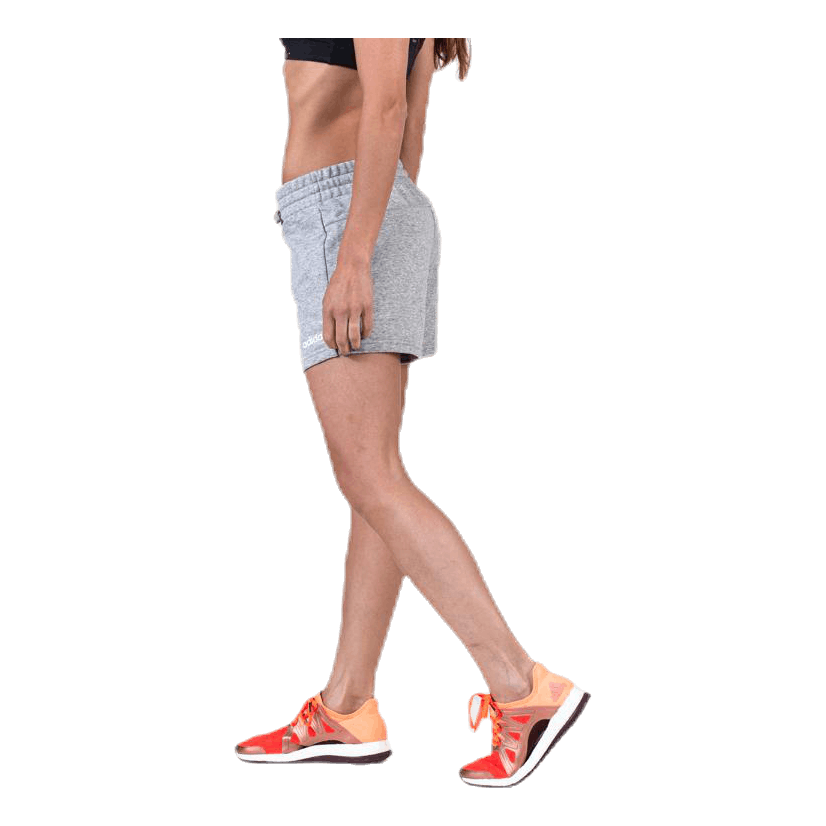 ADIDAS Essentials Solid Short Medium Grey Heather / White 4 ADIDAS Essentials Solid Short Medium Grey Heather / White - Bilde 4