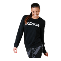 ADIDAS Essentials Linear Crewneck Black / White