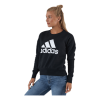 ADIDAS Womens Badge Of Sport Crew Sweatshirt Black