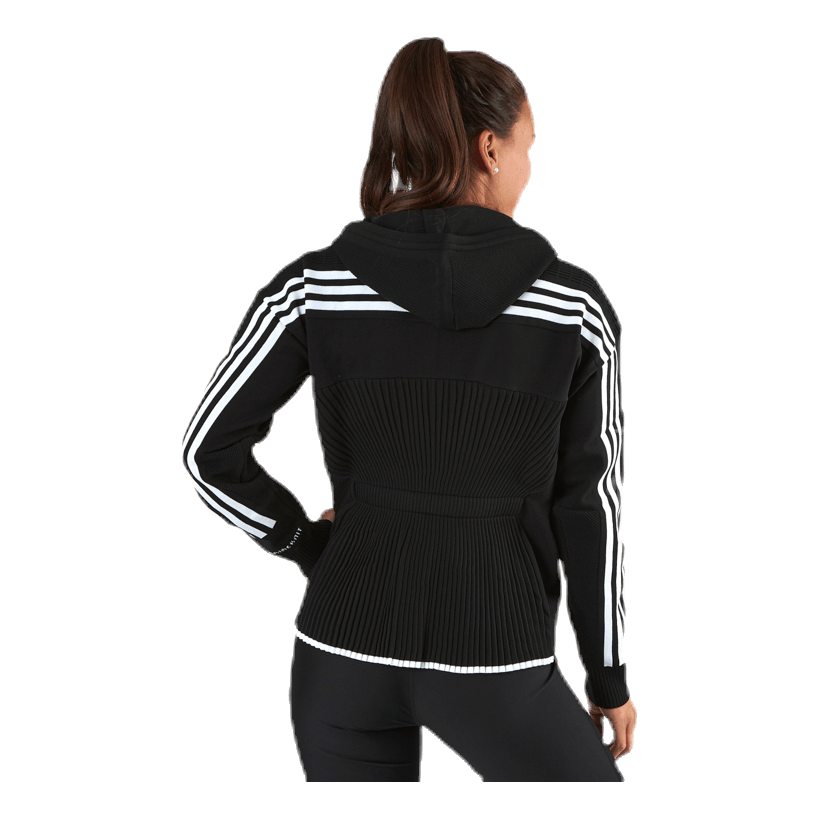 ADIDAS Knit V Hoodie Black 3 ADIDAS Knit V Hoodie Black - Bilde 3