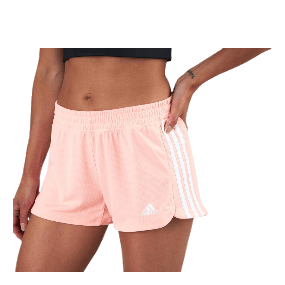 ADIDAS Pacer 3-Stripes Knit Shorts Pink 5 ADIDAS Pacer 3-Stripes Knit Shorts Pink - Bilde 5