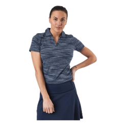 PUMA Golf Heather Slub Polo Blue