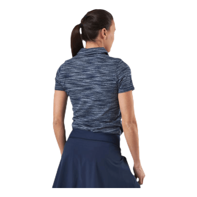 PUMA Golf Heather Slub Polo Blue 3 PUMA Golf Heather Slub Polo Blue - Bilde 3