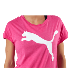 Puma Active Logo Tee Pink -Billig Jakker butikk 4062453412706 008 c3d0d41e6d3a45439265428cb01e2587