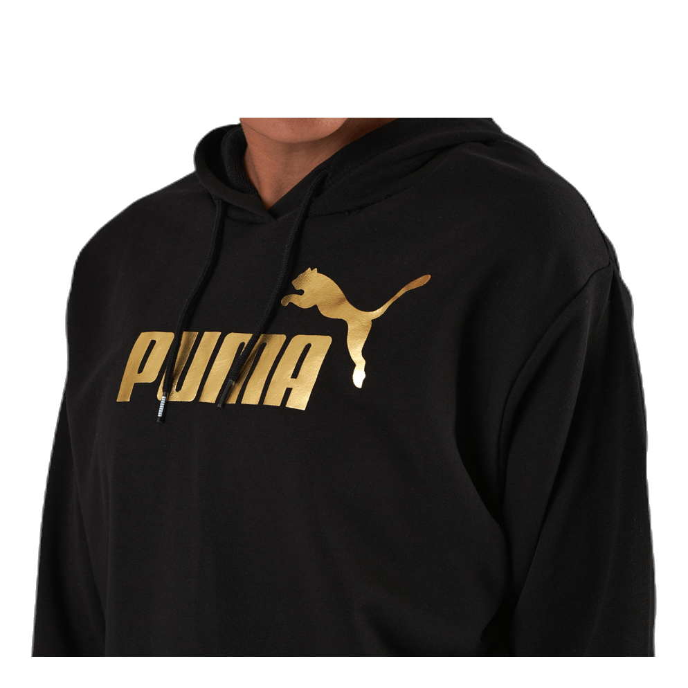 Puma ESS+ Metallic Cropped Hoody TR Black/Gold 5 Puma ESS+ Metallic Cropped Hoody TR Black/Gold - Bilde 5