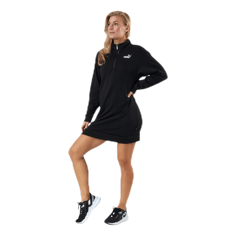 Puma Ess+ Half-Zip Dress Tr Black 1 Puma Ess+ Half-Zip Dress Tr Black