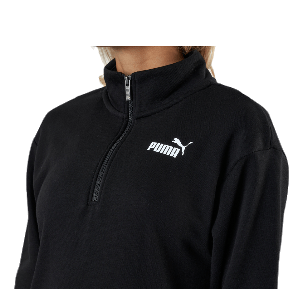 Puma Ess+ Half-Zip Dress Tr Black 4 Puma Ess+ Half-Zip Dress Tr Black - Bilde 4