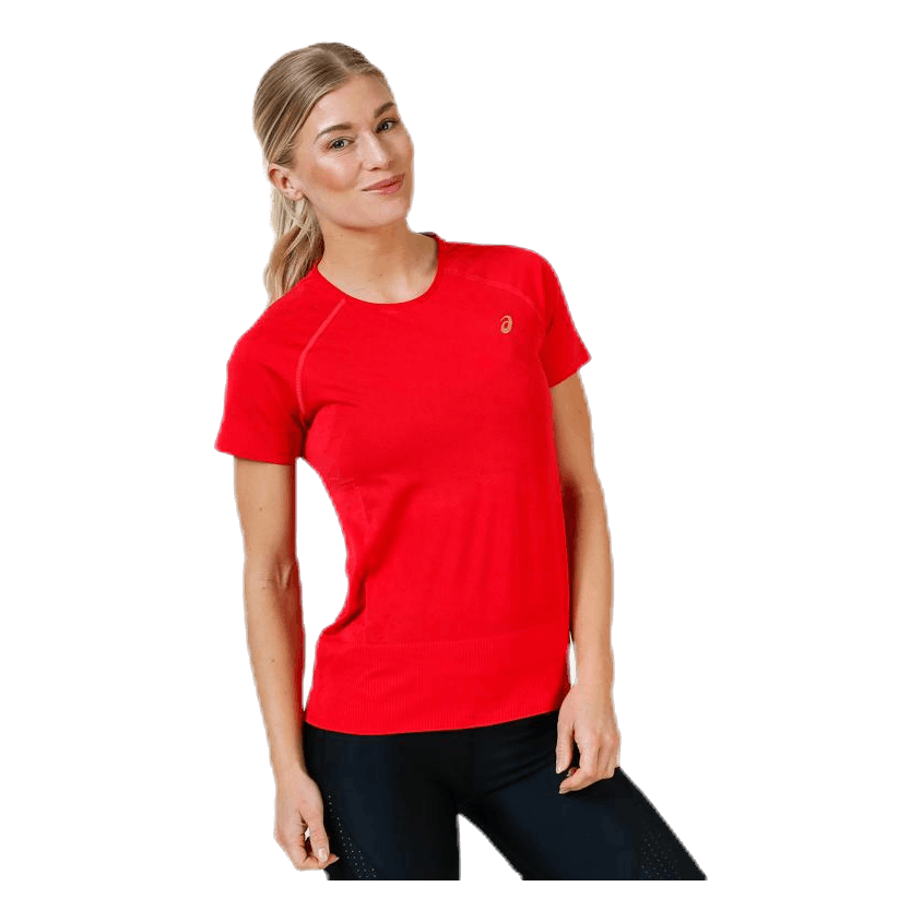 Asics Seamless SS Texture Red 1 Asics Seamless SS Texture Red