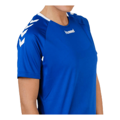 Hummel Core Team Jersey W S/s Blue -Billig Jakker butikk 5700495261157 005 a5b1c29e28e54040bd6b6dbb79635c34