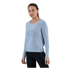 ONLY Geena Xo L/S Pullover Knt Blue -Billig Jakker butikk 5713442002505 004 df71e8a9368346beb5e6b5bf3a143075