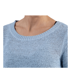 ONLY Geena Xo L/S Pullover Knt Blue -Billig Jakker butikk 5713442002505 005 04977c8c72c2471b86431419b5eaa5fc