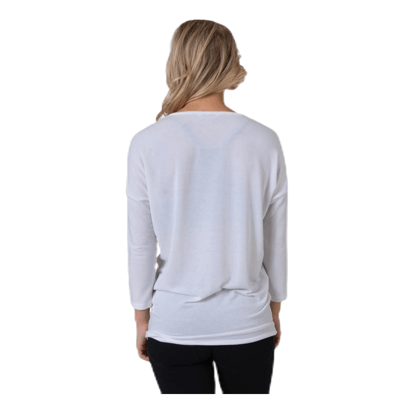 ONLY Glamour 3/4 Top Jrs White 3 ONLY Glamour 3/4 Top Jrs White - Bilde 3