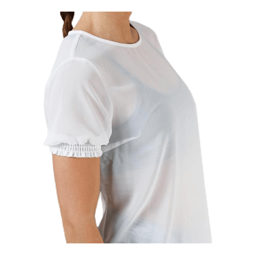 Pieces Amalie Ss Smock Top White 5 Pieces Amalie Ss Smock Top White - Bilde 5