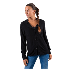 Pieces Ea Ls Shirt Black