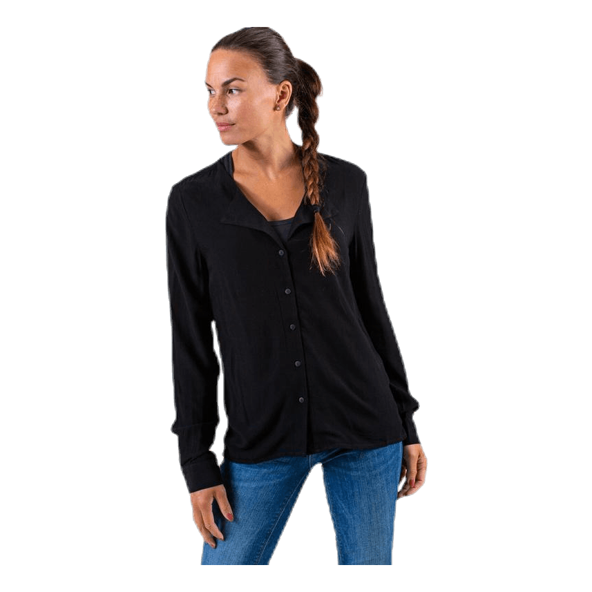 Pieces Ea Ls Shirt Black 1 Pieces Ea Ls Shirt Black