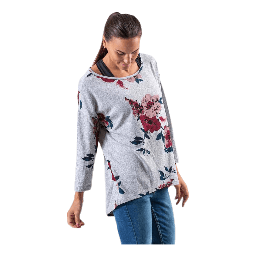 ONLY Elcos 4/5 Aop Top Jrs Grey 1 ONLY Elcos 4/5 Aop Top Jrs Grey