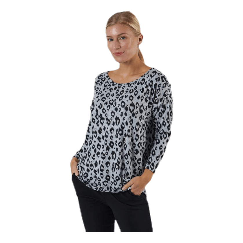 ONLY Elcos 4/5 Aop Top Jrs Grey 1 ONLY Elcos 4/5 Aop Top Jrs Grey