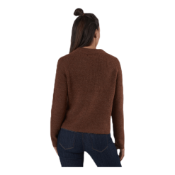 Pieces Ellen Ls O-Neck Knit Brown -Billig Jakker butikk 5714499439764 003 0a97315820f34874957378f2911dfce4