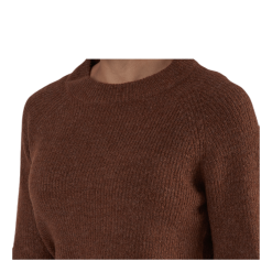 Pieces Ellen Ls O-Neck Knit Brown -Billig Jakker butikk 5714499439764 005 894d0c5ef77440978514147fca420fde