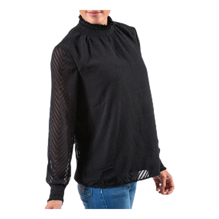 ONLY New Kayla L/S Top Black 2 ONLY New Kayla L/S Top Black - Bilde 2