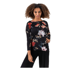ONLY Elcos 4/5 Aop Top Patterned/Black