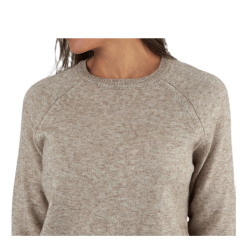 ONLY Lesly Kings L/S Pullover Knt Beige -Billig Jakker butikk 5714500971047 005 5409a7d10b6341aebaaa29ec3a6571d8