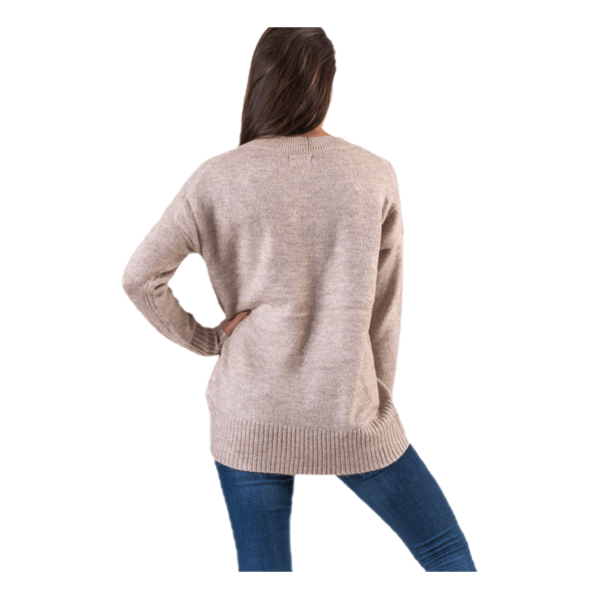 ONLY Nanjing L/S Pullover Beige 2 ONLY Nanjing L/S Pullover Beige - Bilde 2