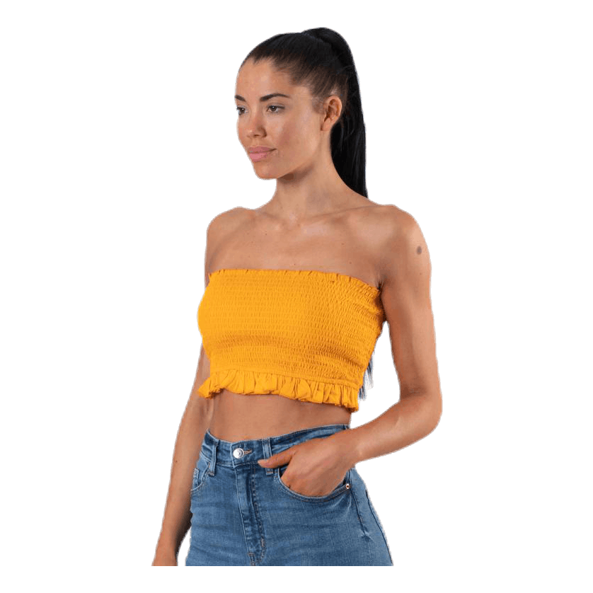 ONLY Sunny Bandeau Smock Top Yellow 2 ONLY Sunny Bandeau Smock Top Yellow - Bilde 2
