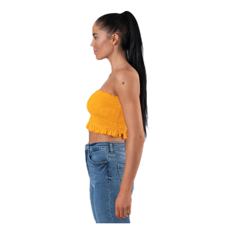 ONLY Sunny Bandeau Smock Top Yellow 3 ONLY Sunny Bandeau Smock Top Yellow - Bilde 3