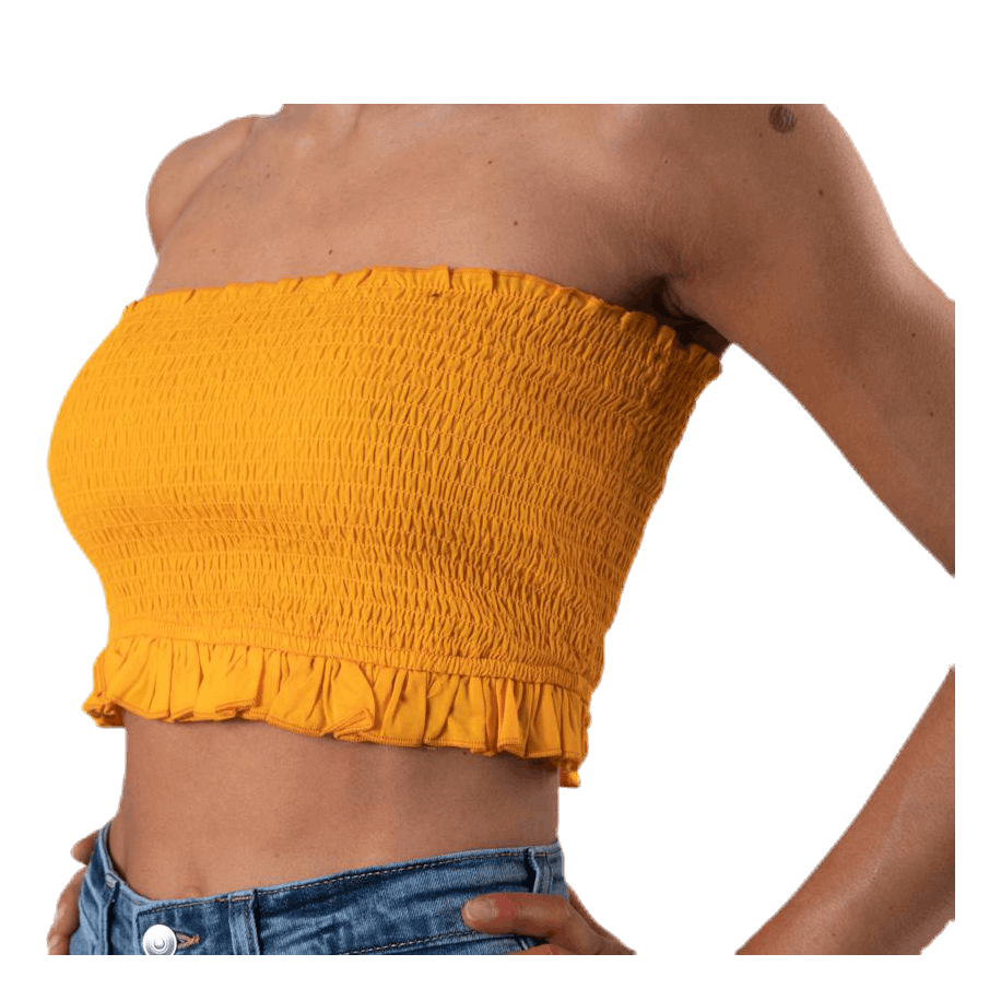 ONLY Sunny Bandeau Smock Top Yellow 5 ONLY Sunny Bandeau Smock Top Yellow - Bilde 5