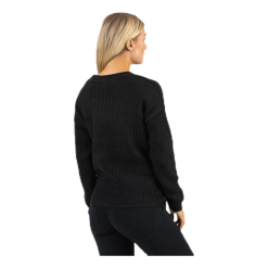 Pieces Karie Ls O-Neck Knit Black -Billig Jakker butikk 5714503648281 004 6ae445a4d67542d1b840d73c81bdcb6c