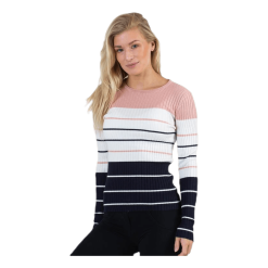 ONLY Natalia Stripe L/S Pullover Knt Red 9 ONLY Natalia Stripe L/S Pullover Knt Red -Billig Jakker butikk 5714503868429 004 c25531aec0214ebe855f1a56f03053ab