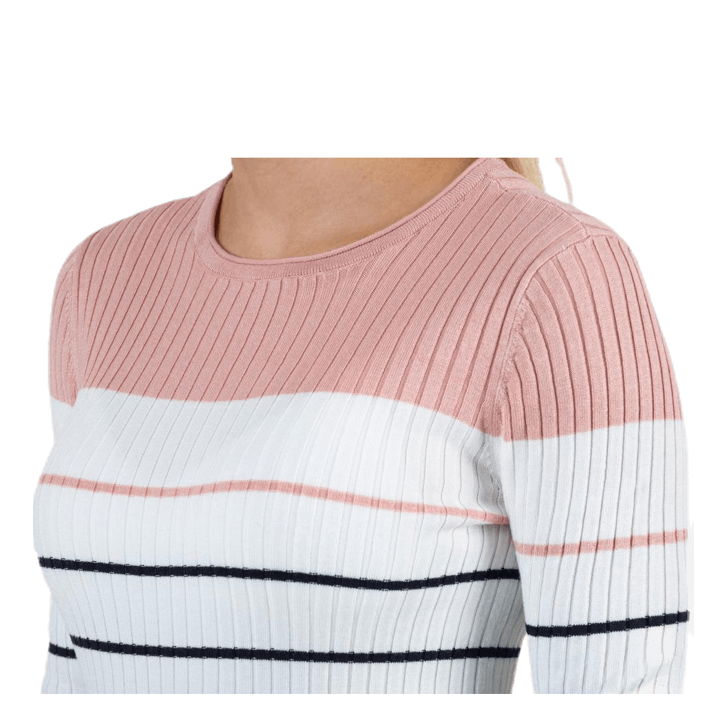 ONLY Natalia Stripe L/S Pullover Knt Red 6 ONLY Natalia Stripe L/S Pullover Knt Red - Bilde 6