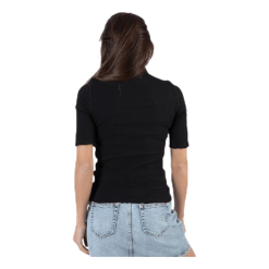 Pieces Nukisa 2/4 Mock Neck Top Bc Black -Billig Jakker butikk 5714506254809 003 ae4b44045f0146259a444646d11efaaa