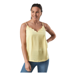 ONLY Debbie Singlet Wvn Yellow